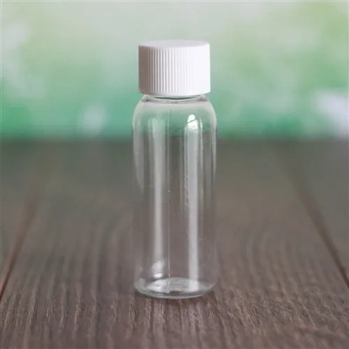 1 oz Clear PET Bullet Bottle with 20-410 Neck