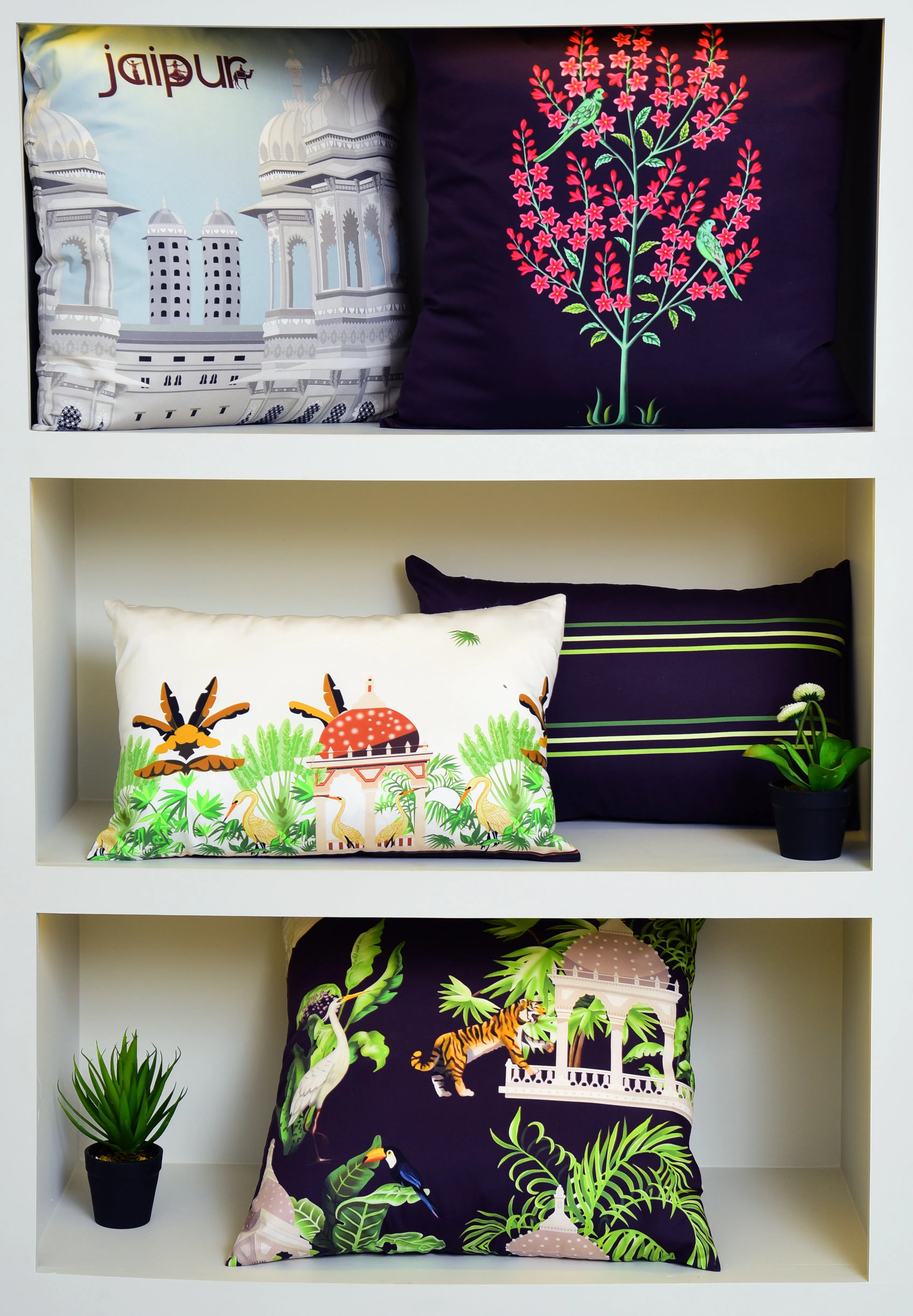 5 PCs Digital Printed Cushions-Jaipur