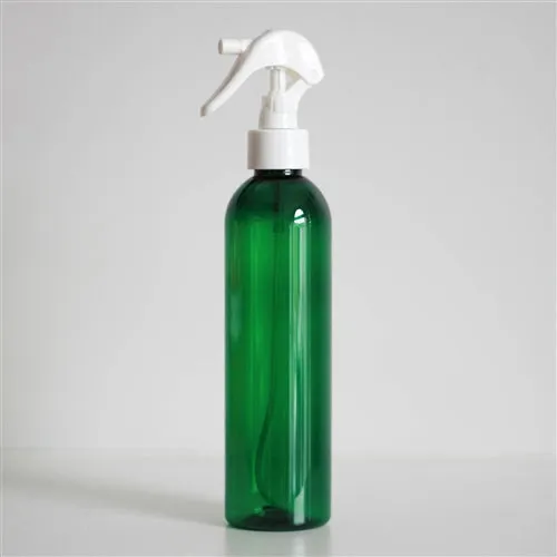 8 oz Green PET Bullet Bottle with 24-410 Neck
