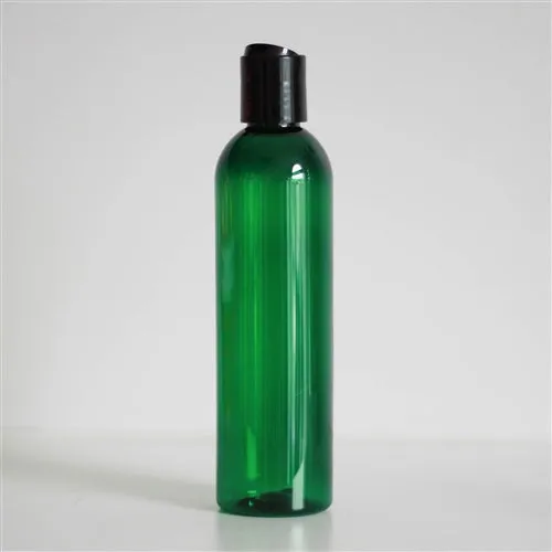 8 oz Green PET Bullet Bottle with 24-410 Neck