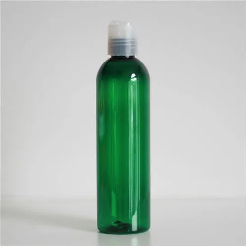 8 oz Green PET Bullet Bottle with 24-410 Neck