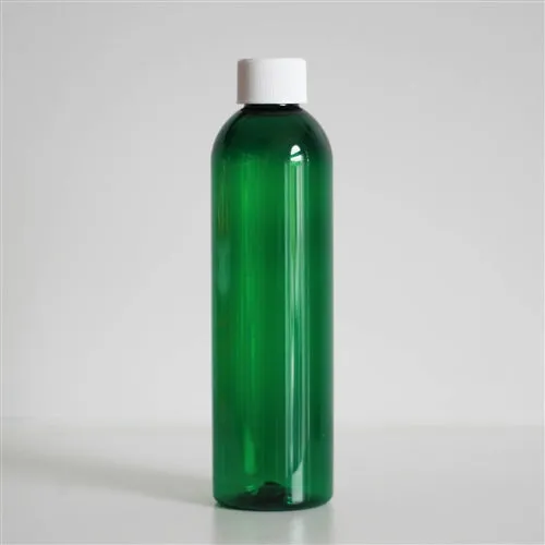 8 oz Green PET Bullet Bottle with 24-410 Neck