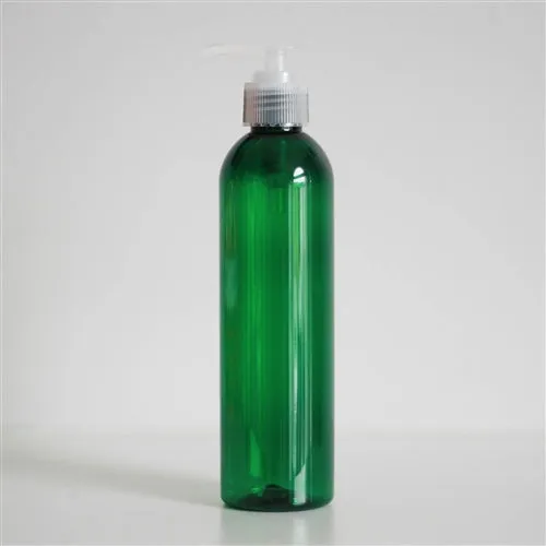 8 oz Green PET Bullet Bottle with 24-410 Neck