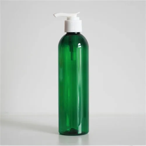8 oz Green PET Bullet Bottle with 24-410 Neck