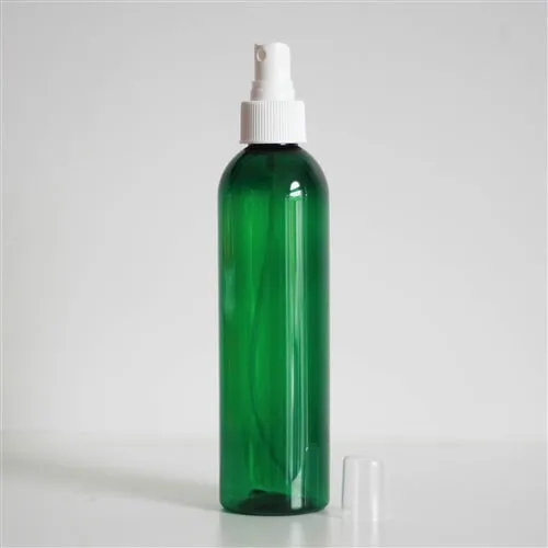 8 oz Green PET Bullet Bottle with 24-410 Neck