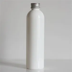 8 oz White PET Bullet Bottle with 24-410 Neck
