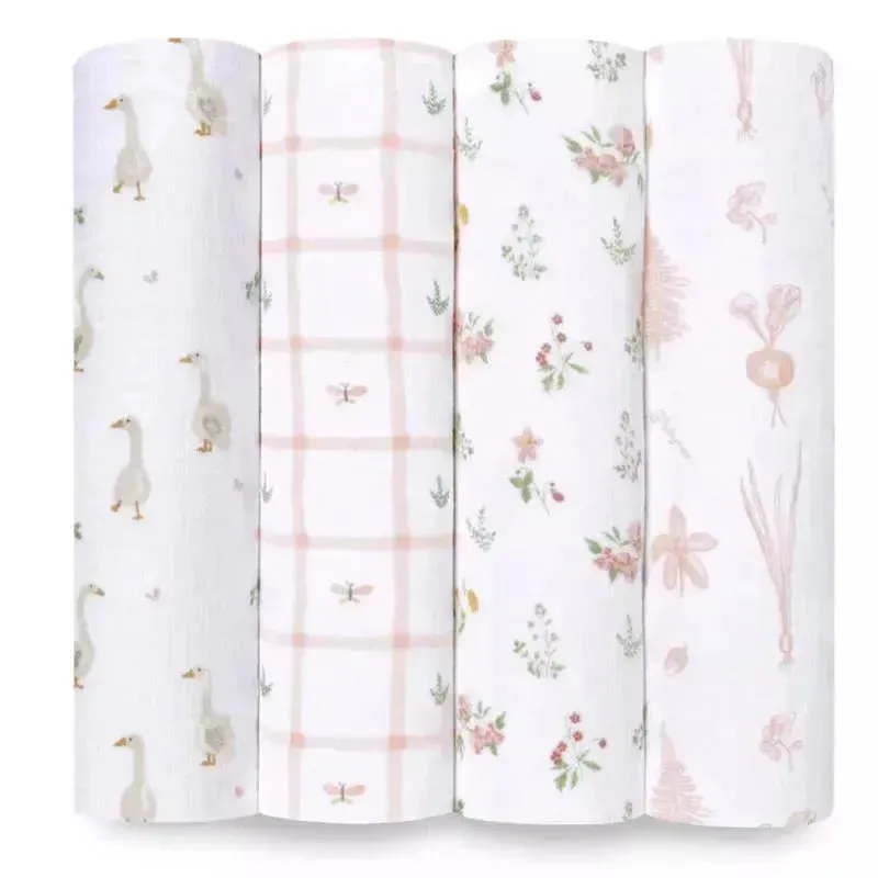 Aden   Anais - 4pk Essentials Muslin Swaddle Blankets