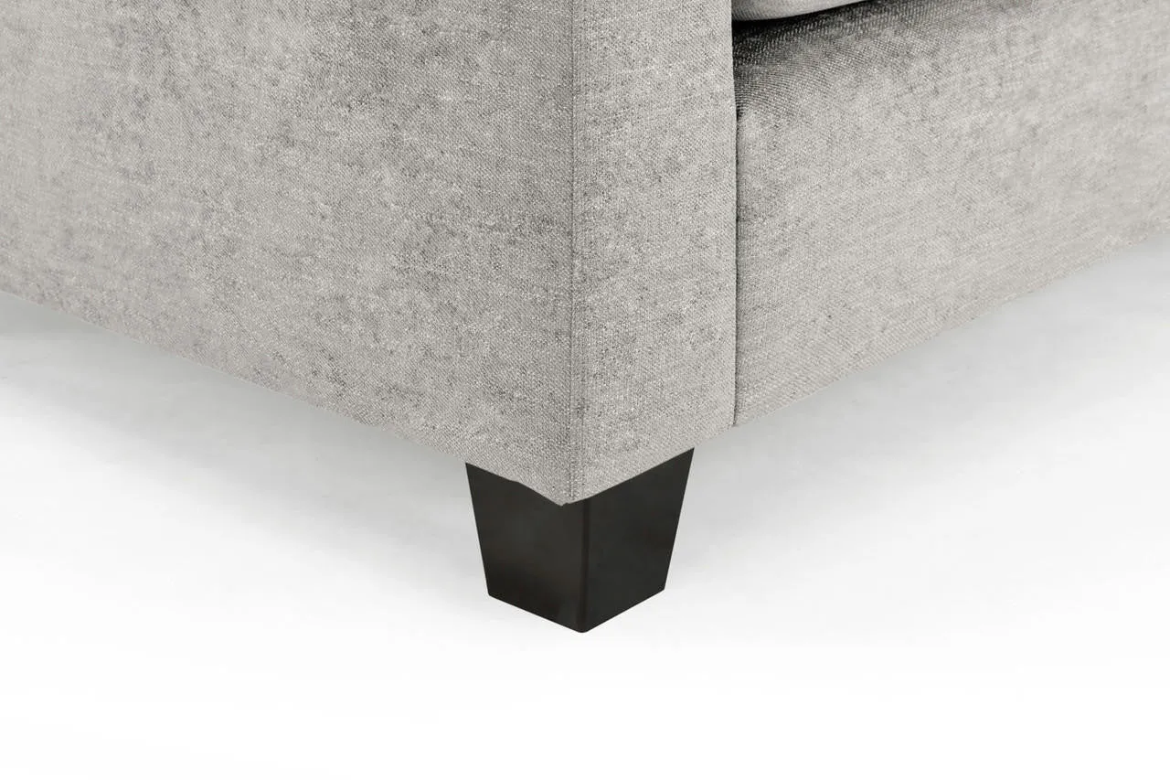 Archie Sofa - Grey Fabric 3 2 Set - 190 x 140 CM