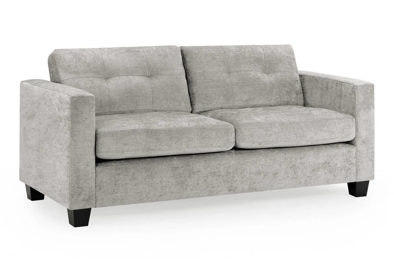 Archie  Sofa - Grey Fabric 3 Seater - 190 CM