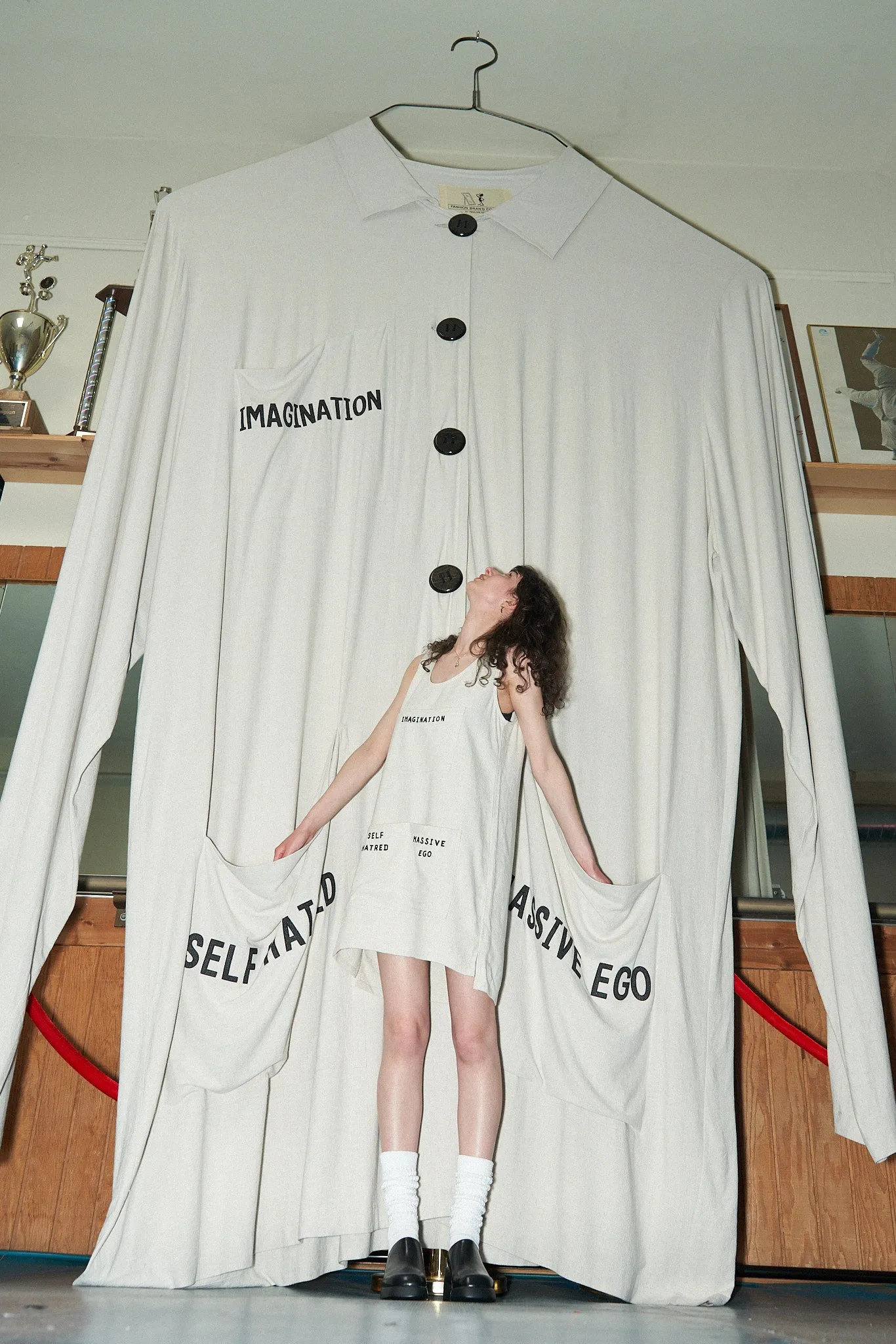 Artist's Toolbox Linen Shift Dress