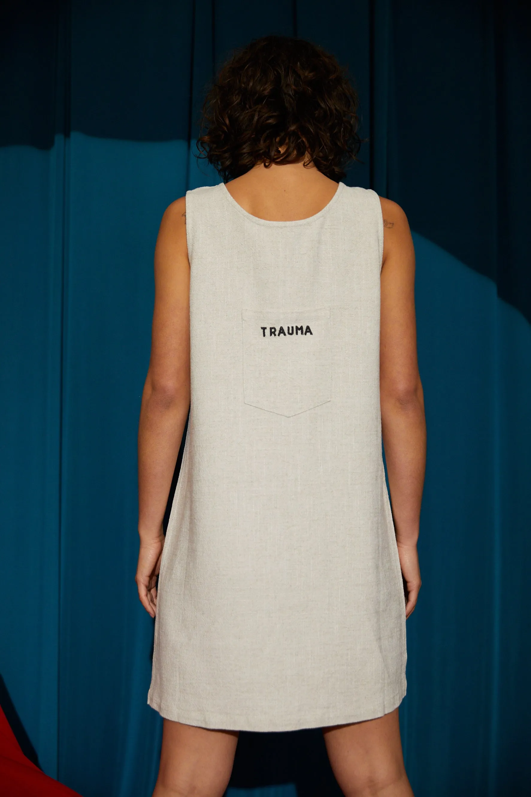 Artist's Toolbox Linen Shift Dress