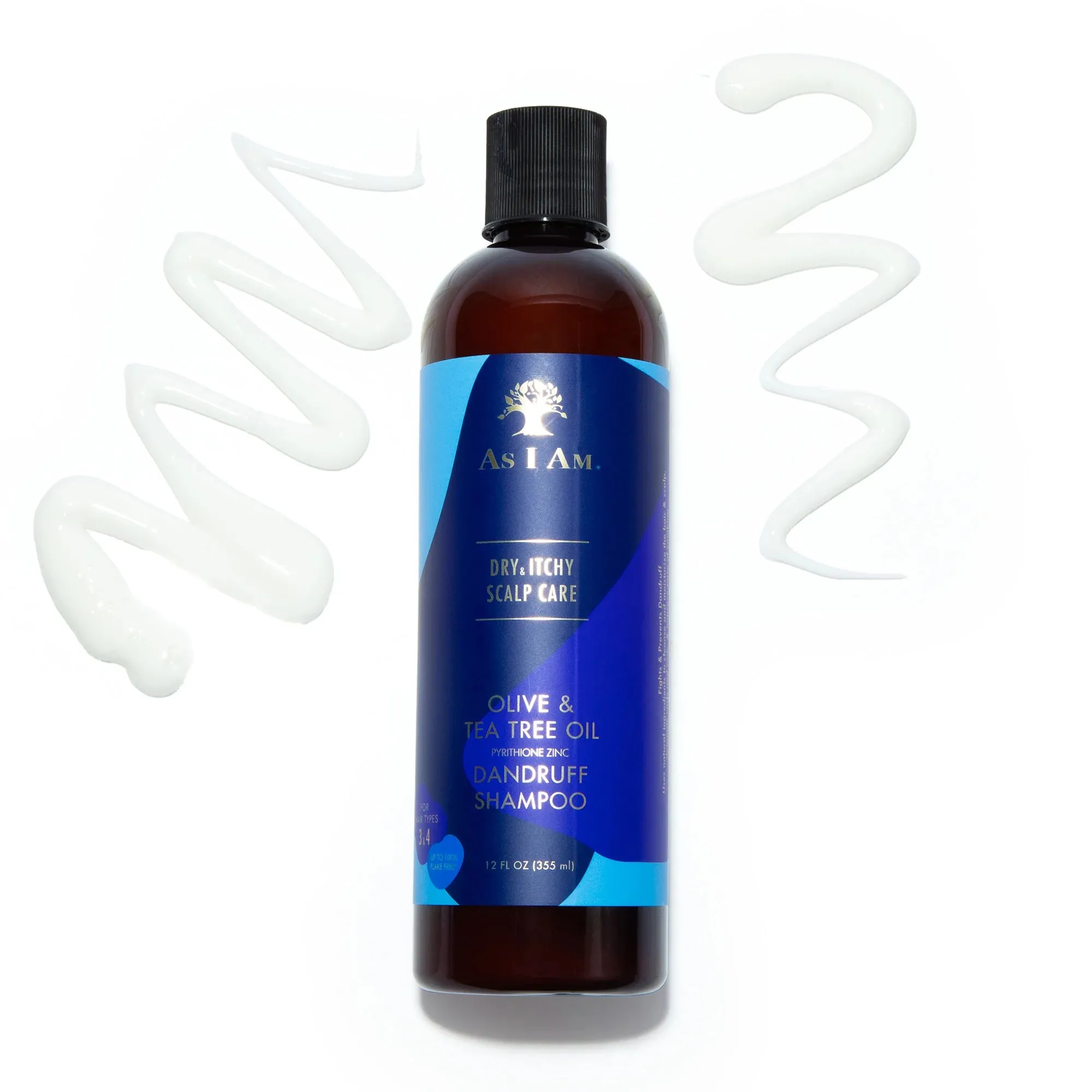 As I Am Dry & Itchy Scalp Care Olive & Tea Tree Oil Dandruff Shampoo 12oz