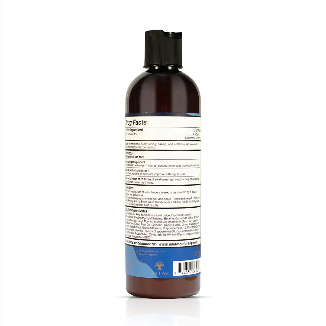 As I Am Dry & Itchy Scalp Care Olive & Tea Tree Oil Dandruff Shampoo 12oz