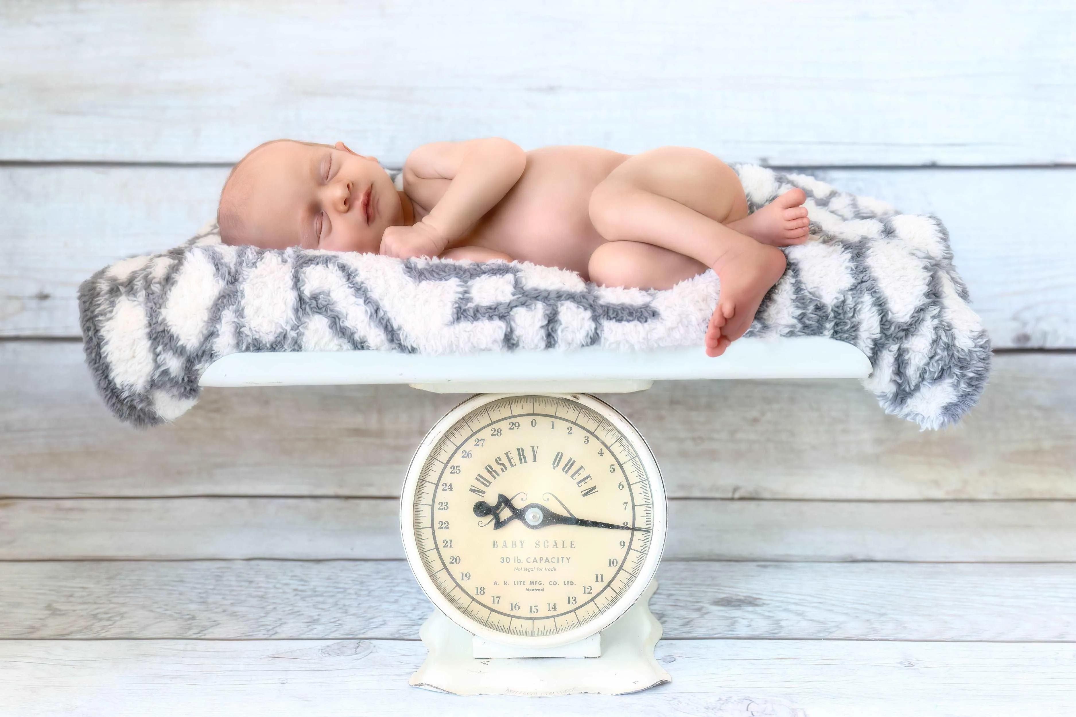 Baby's Breath & Volcanic Glass Diamond Tile Lovey Baby Blanket