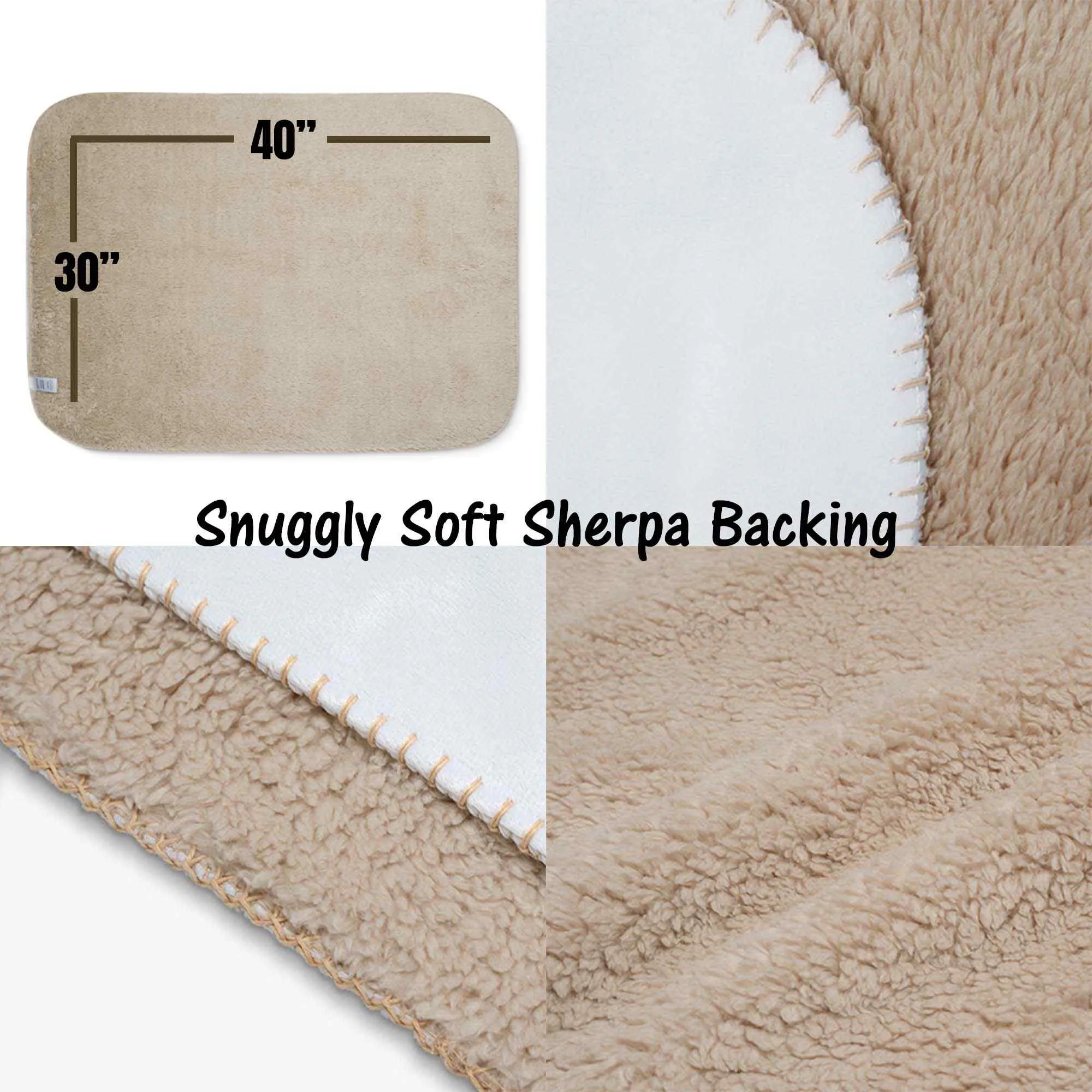 Batik Nights Snuggly Sherpa Baby Blanket, 40"x30"