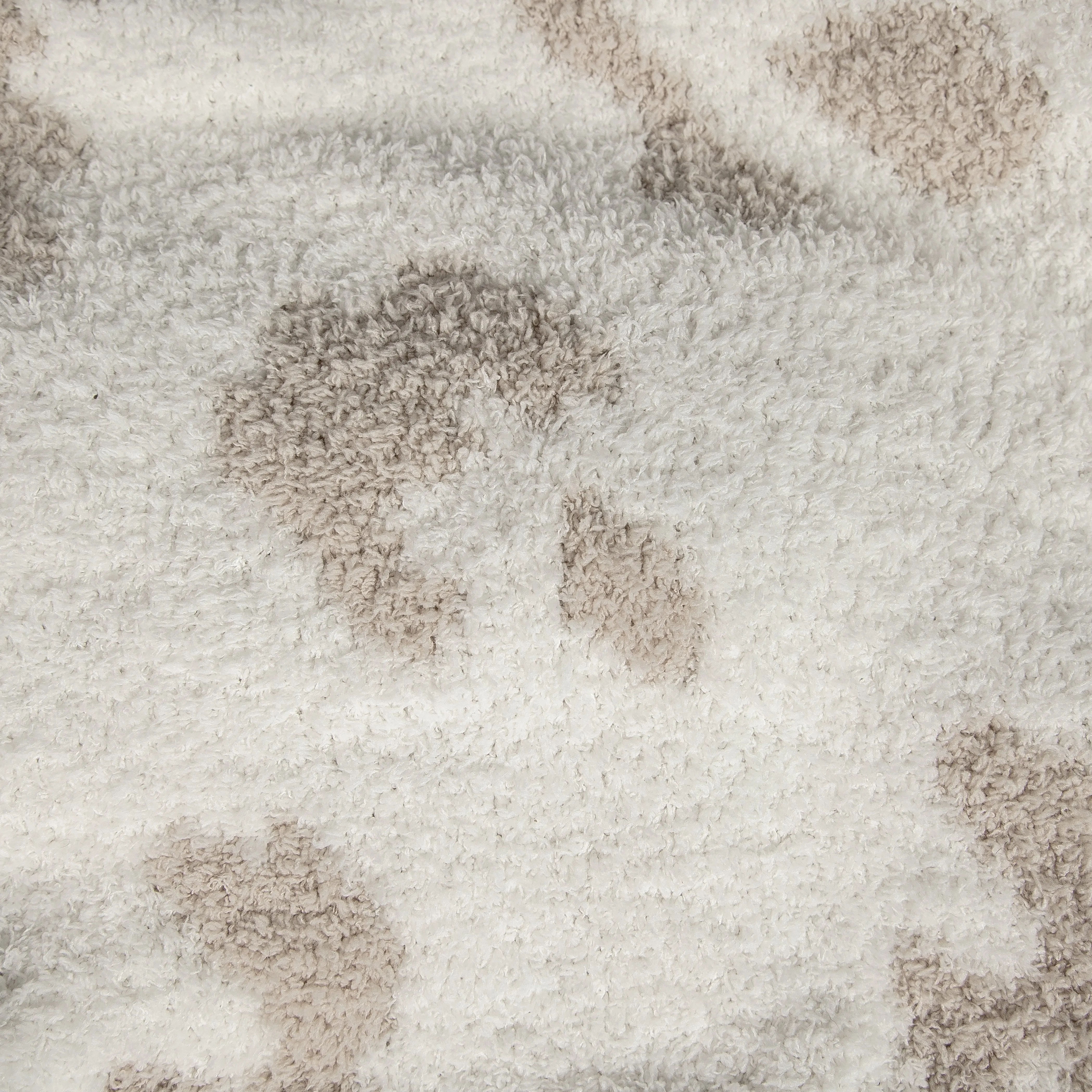 Blushing Beige & White Cow Print Toddler Blanket