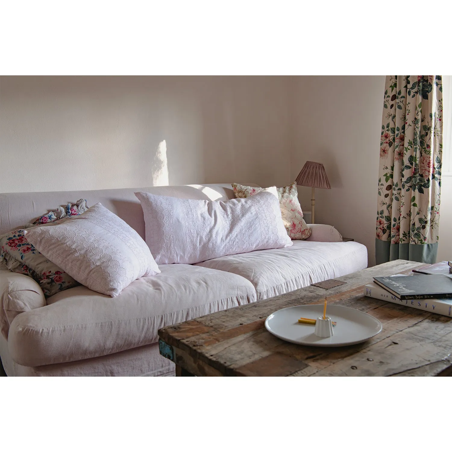 Boho Overdye Pink Body Pillow Pillow - 20"x40"
