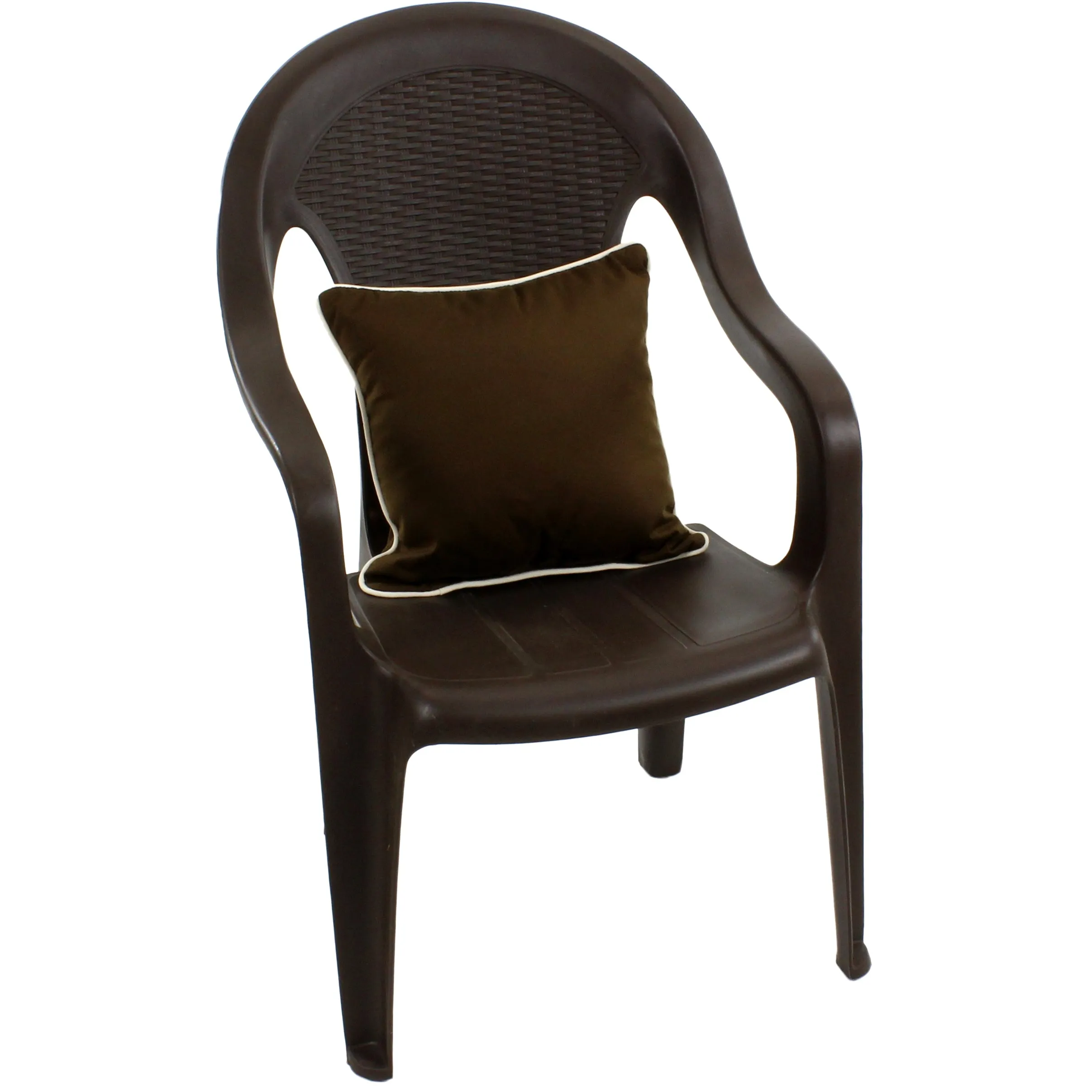 Brown Indoor / Outdoor Decorative Pillow