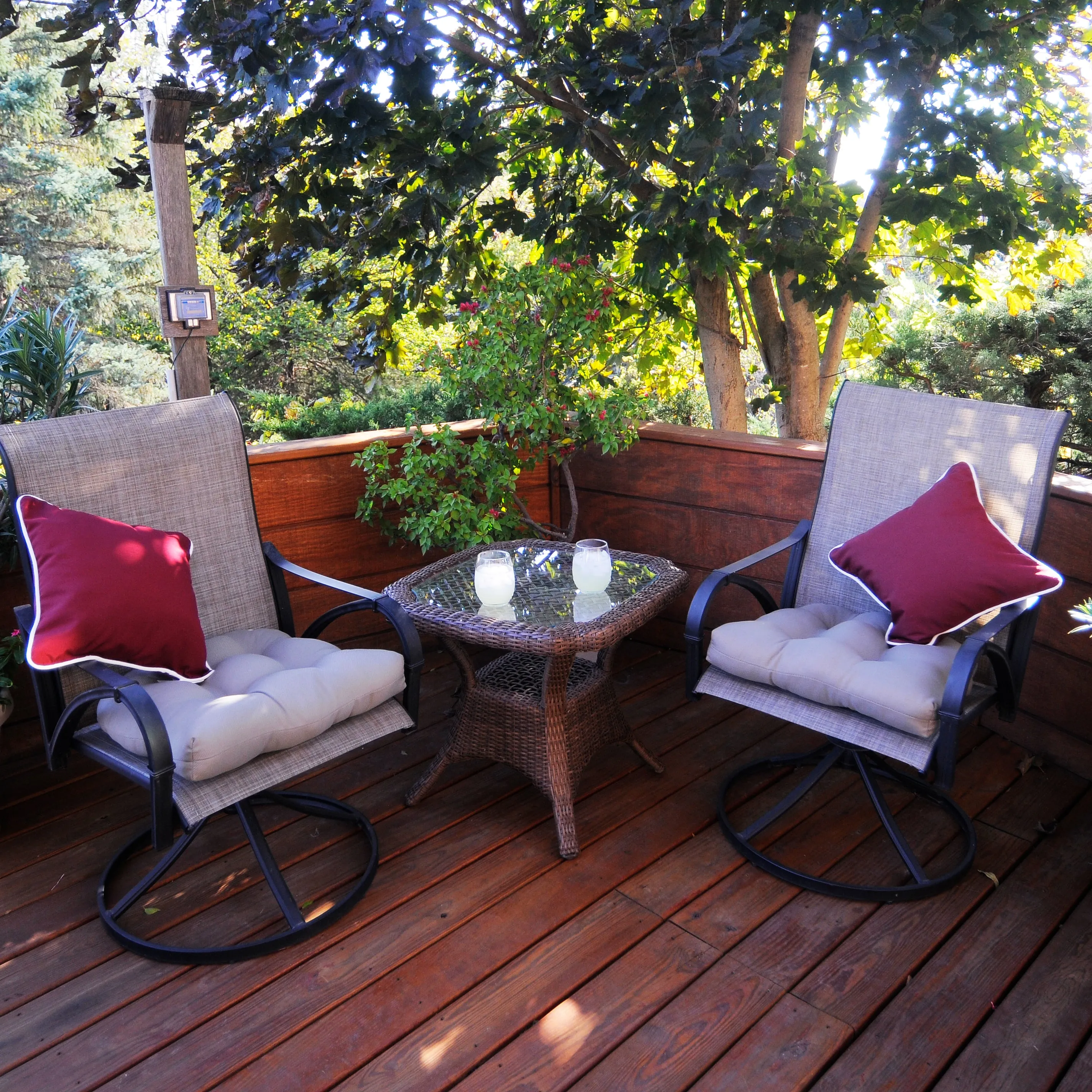 Burgundy Outdoor Decorative Pillow