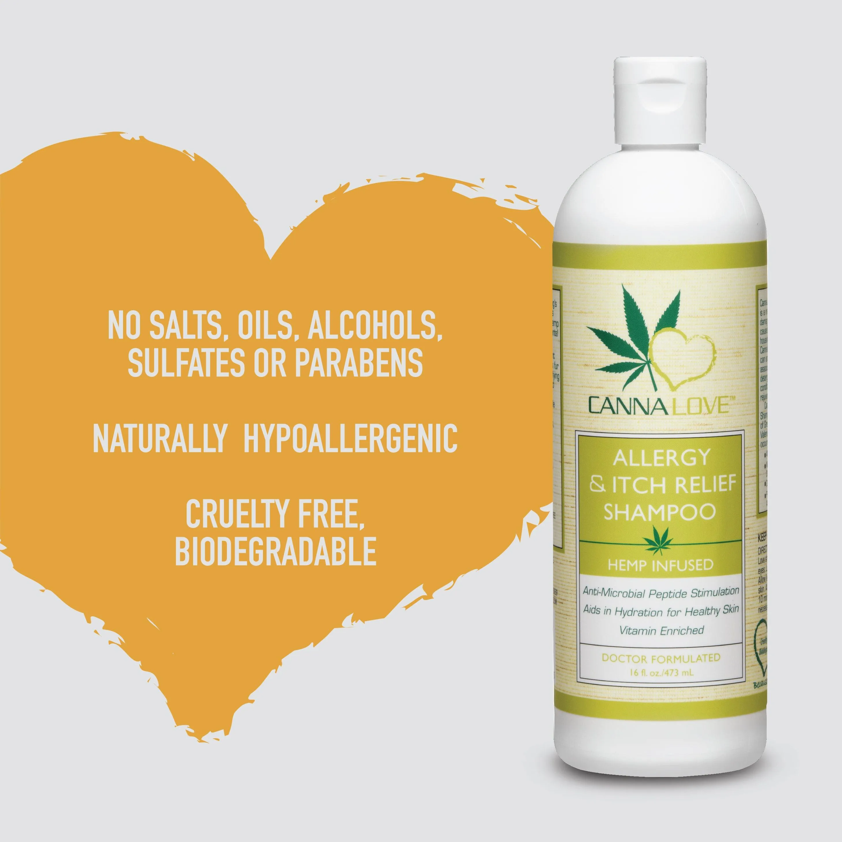 CannaLove Allergy and Itch Relief Shampoo