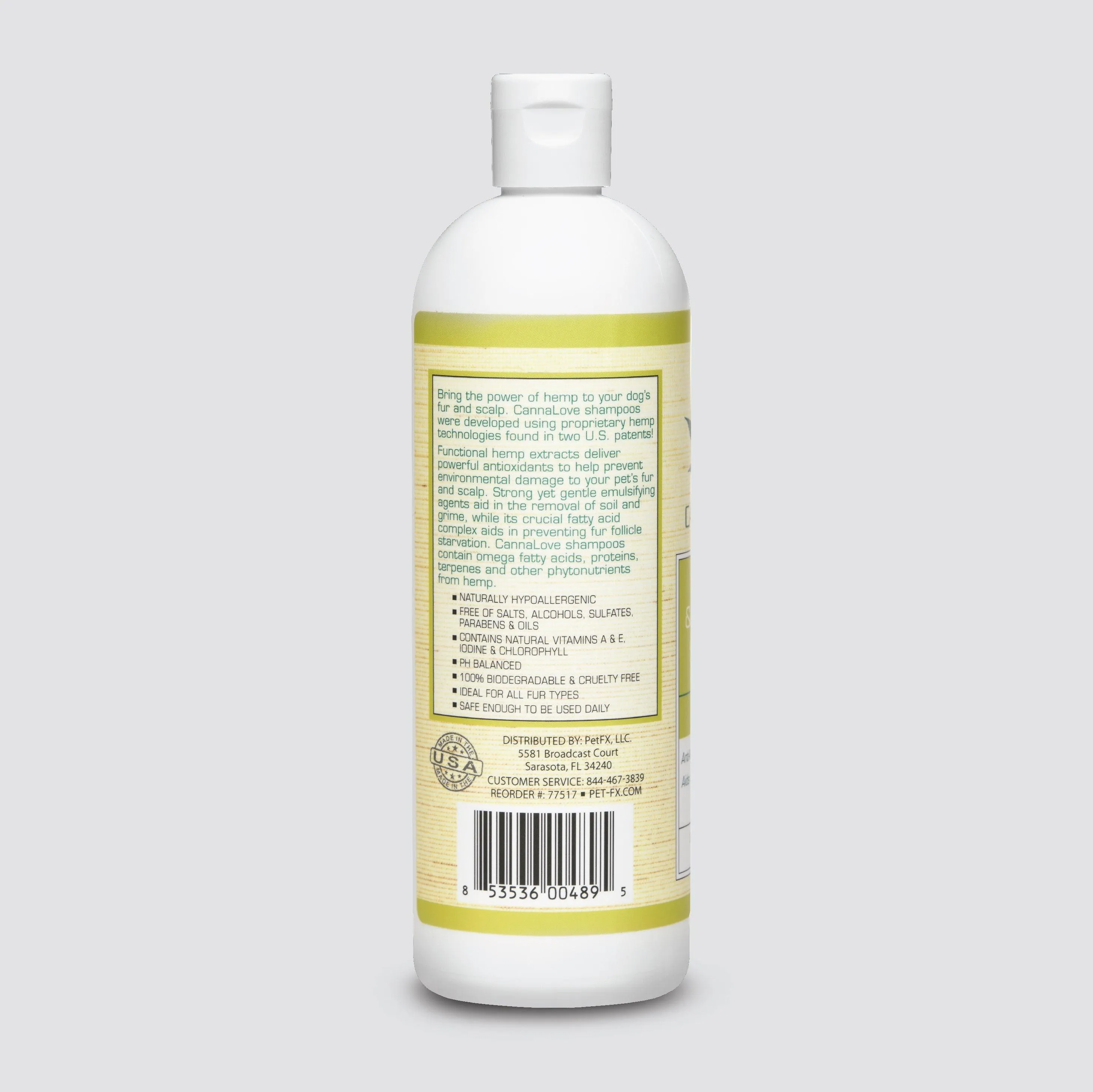 CannaLove Allergy and Itch Relief Shampoo