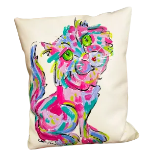 Cat Pillow - Vinyl Leather