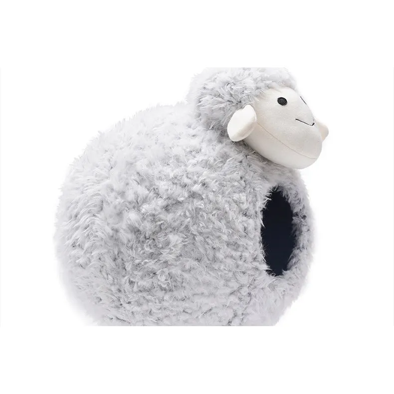 Cat Tree Tunnel Play Tree House-Sheep