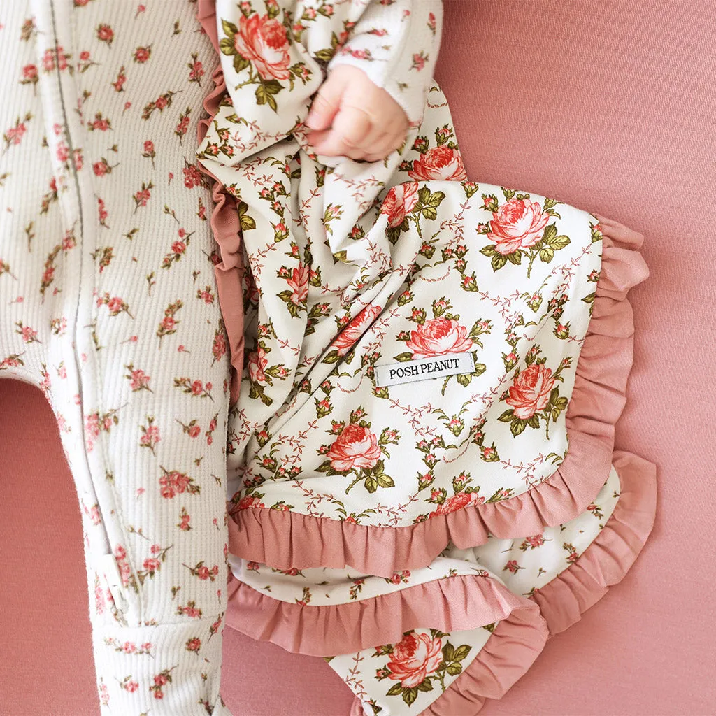 Claudia & Calais Ruffled Luxette Patoo® Blanket
