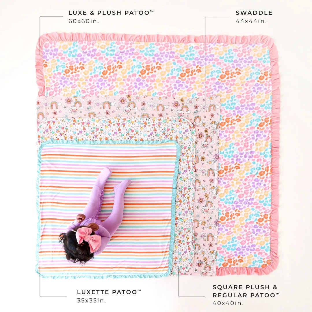 Claudia & Calais Ruffled Luxette Patoo® Blanket