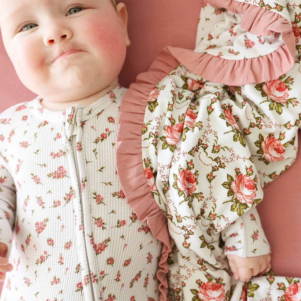 Claudia & Calais Ruffled Luxette Patoo® Blanket
