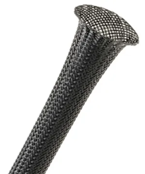 Clean-cut Expandable Sleeving, Black, 1/8", 100 Foot roll