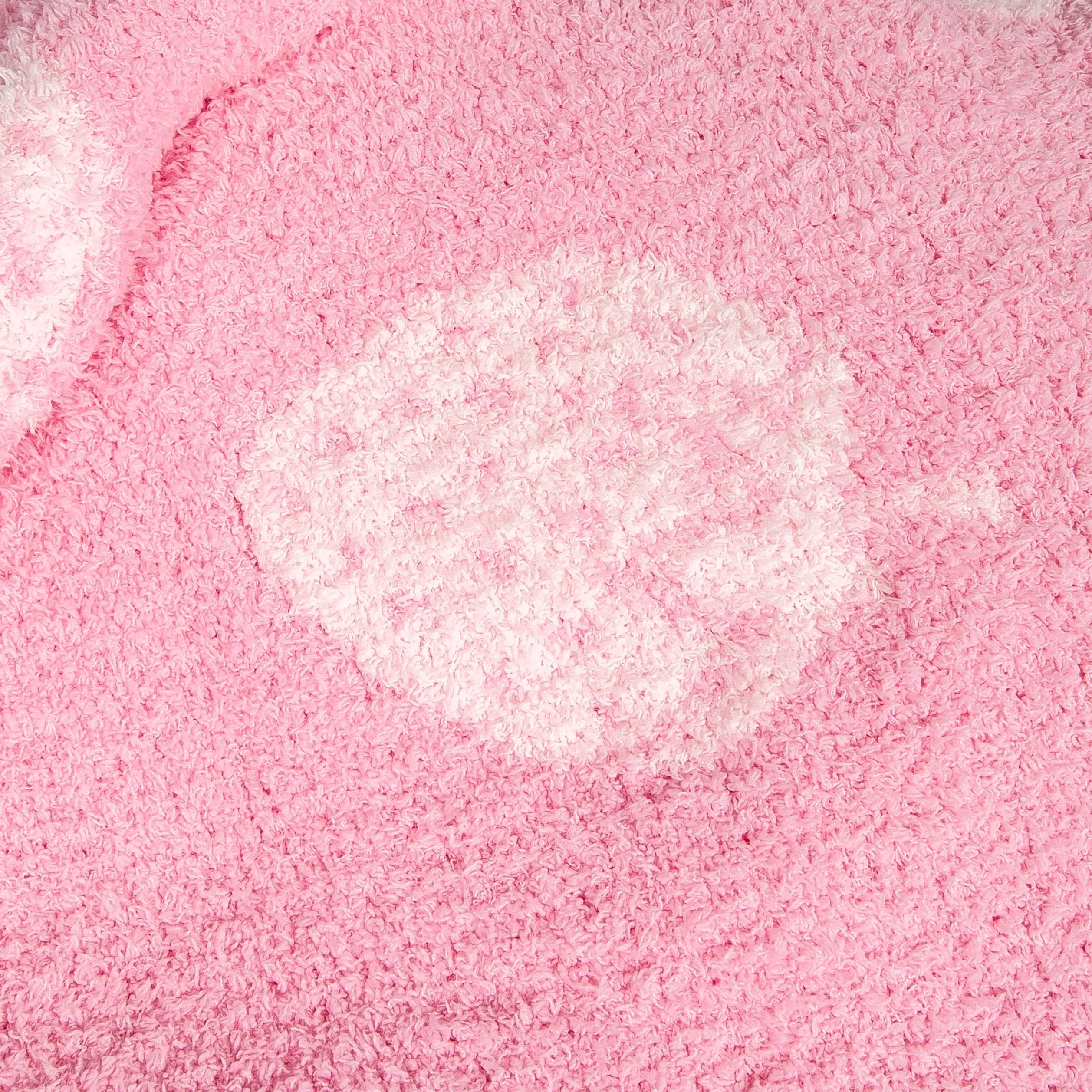 Cotton Candy Strawberry Print Toddler Blanket