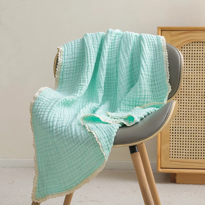 Cotton Gauze Muslin Baby Blanket