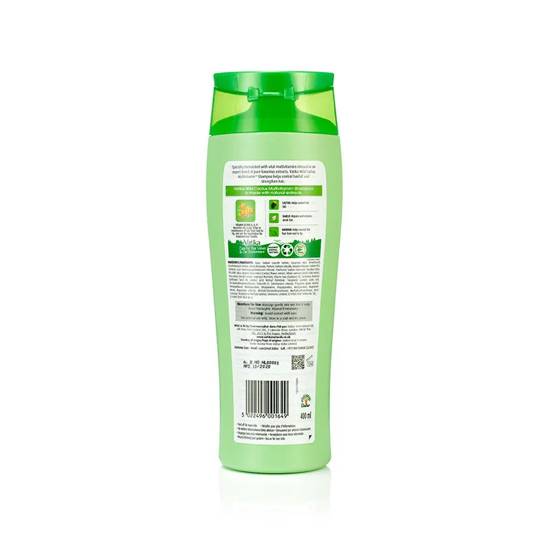 Dabur Vatika Naturals Cactus Multi Vitamin Shampoo 400ml
