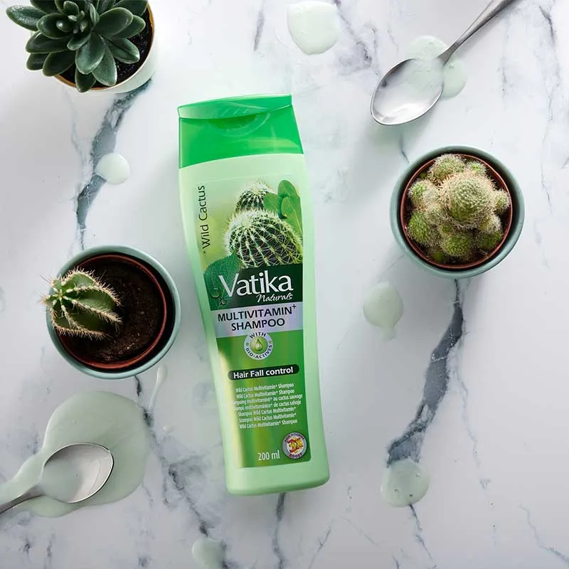 Dabur Vatika Naturals Cactus Multi Vitamin Shampoo 400ml