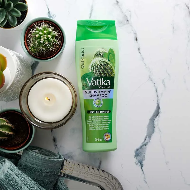 Dabur Vatika Naturals Cactus Multi Vitamin Shampoo 400ml