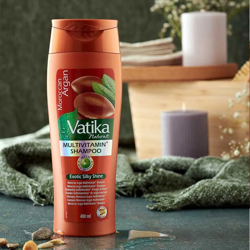 Dabur Vatika Naturals Moroccan Argan Multi Vitamin  Shampoo 400ml