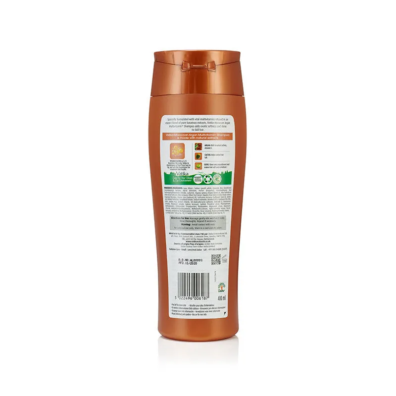 Dabur Vatika Naturals Moroccan Argan Multi Vitamin  Shampoo 400ml