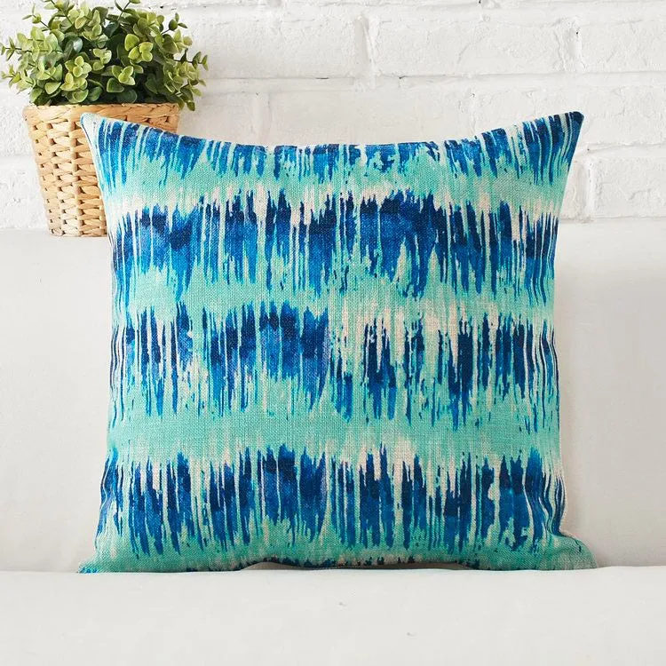 Digital Printed Cushions Assorted 5 PCs-Ikat