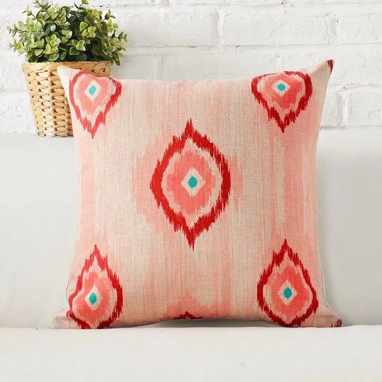 Digital Printed Cushions Assorted 5 PCs-Ikat