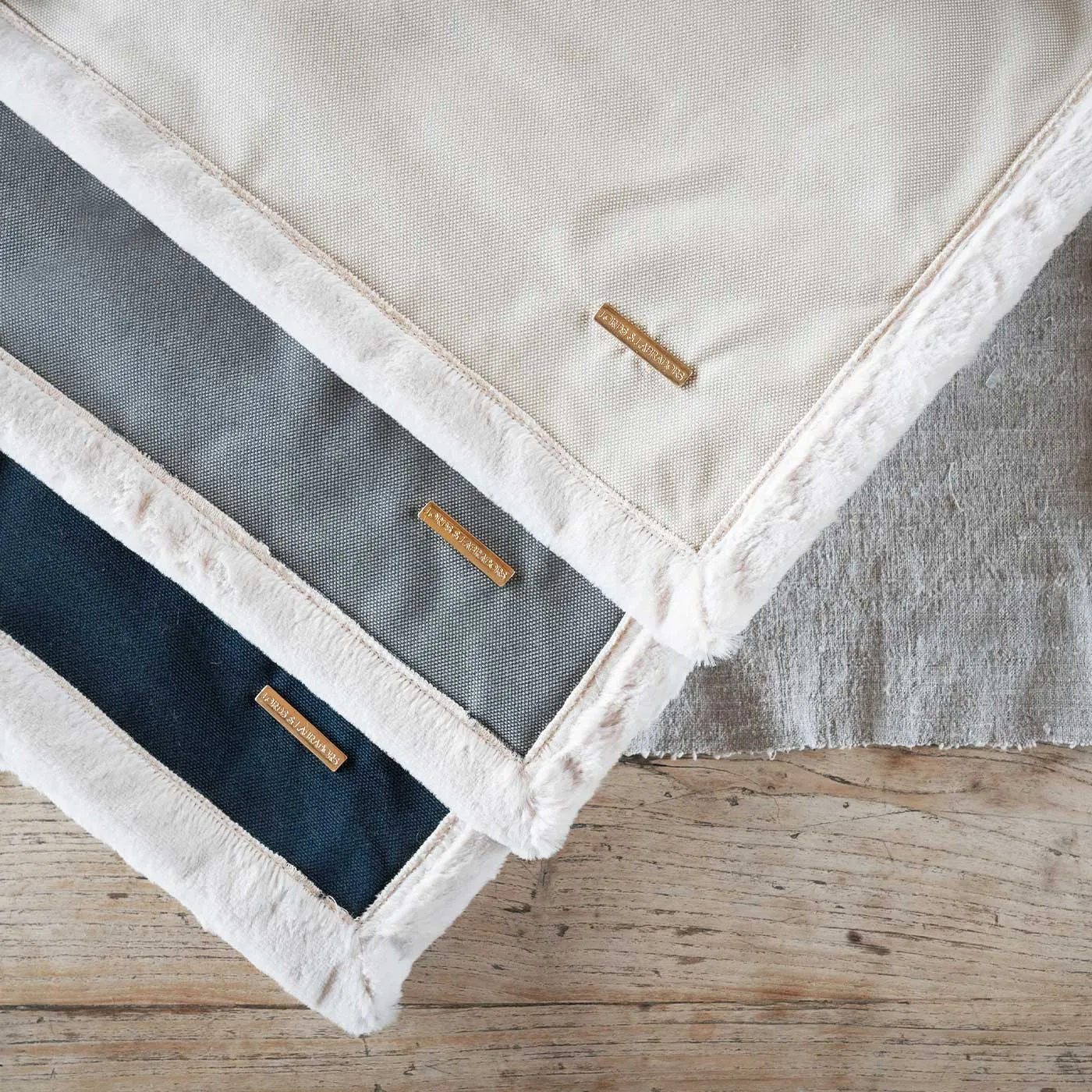 Essentials Twill Blanket in Slate by Lords & Labradors