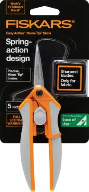 Fiskars Micro-Tip Easy Action Scissors No. 5