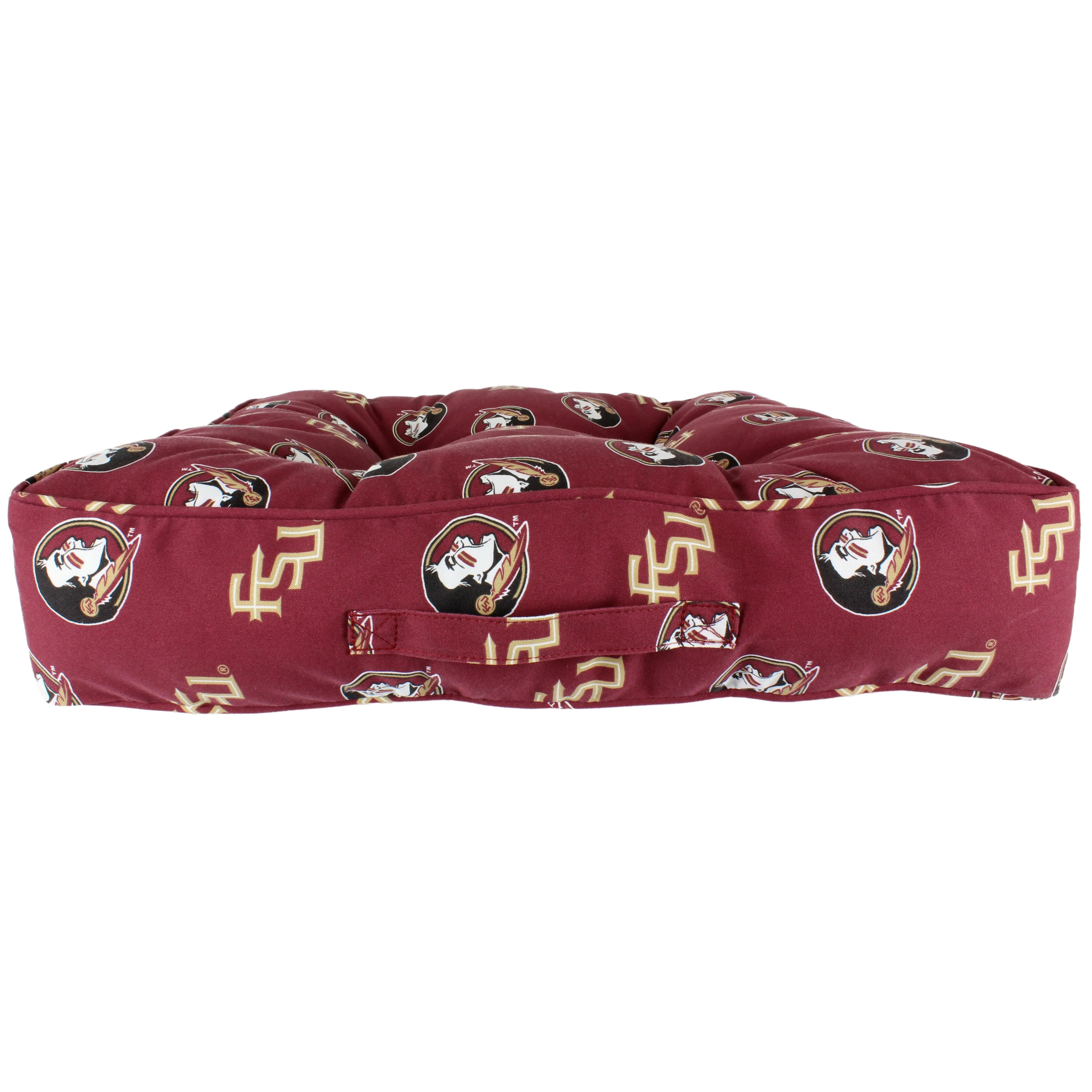 Florida State Seminoles Floor Pillow or Pet Bed, 24" x 24" Square