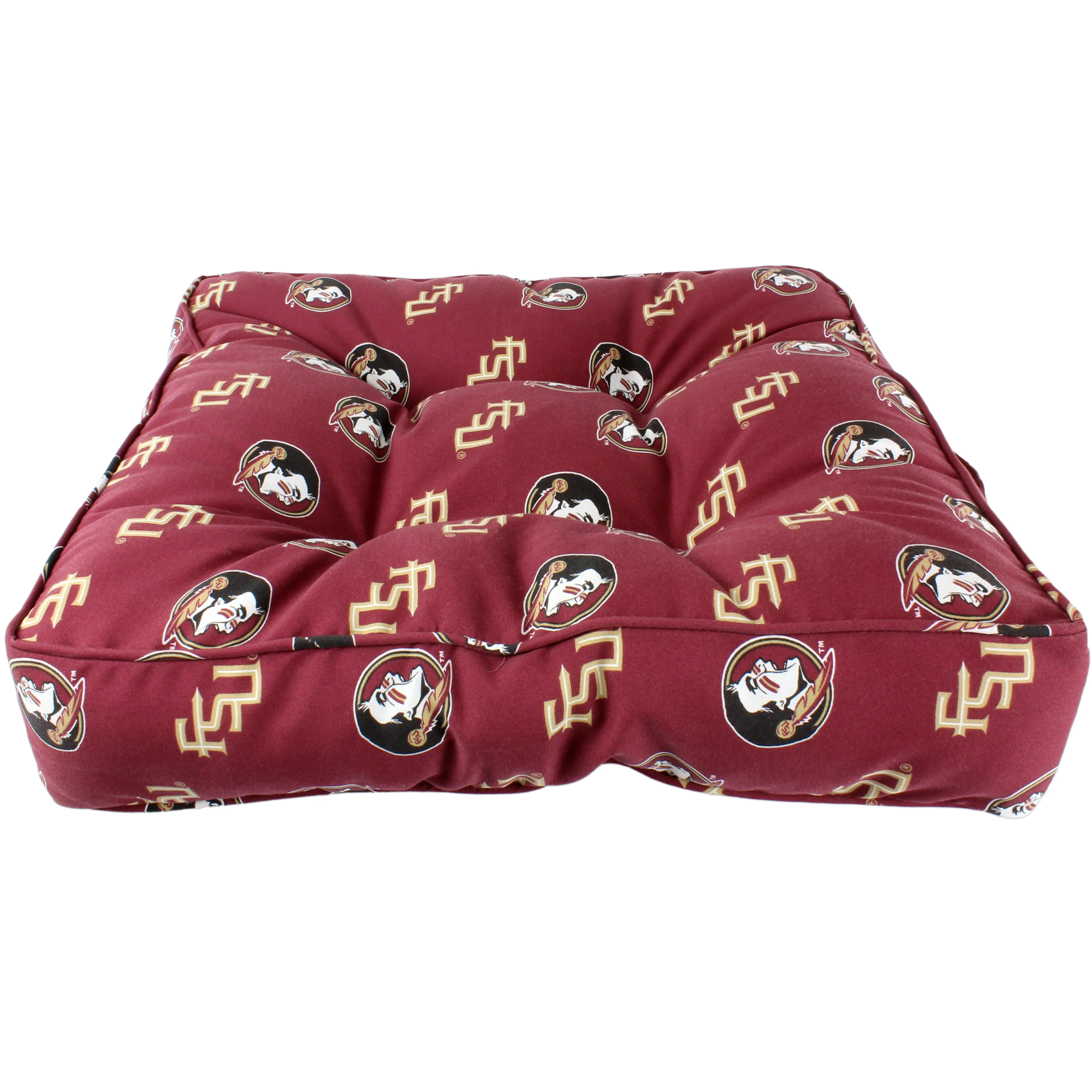 Florida State Seminoles Floor Pillow or Pet Bed, 24" x 24" Square