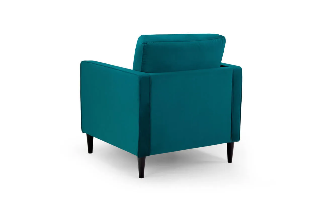 Fuji Sofa - Plush Teal Armchair