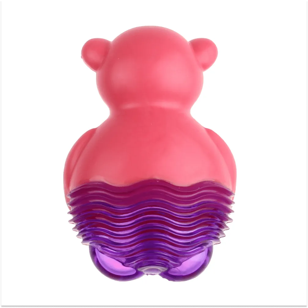 GiGwi Suppa Puppa Bear Toy for Dogs (Pink & Purple)
