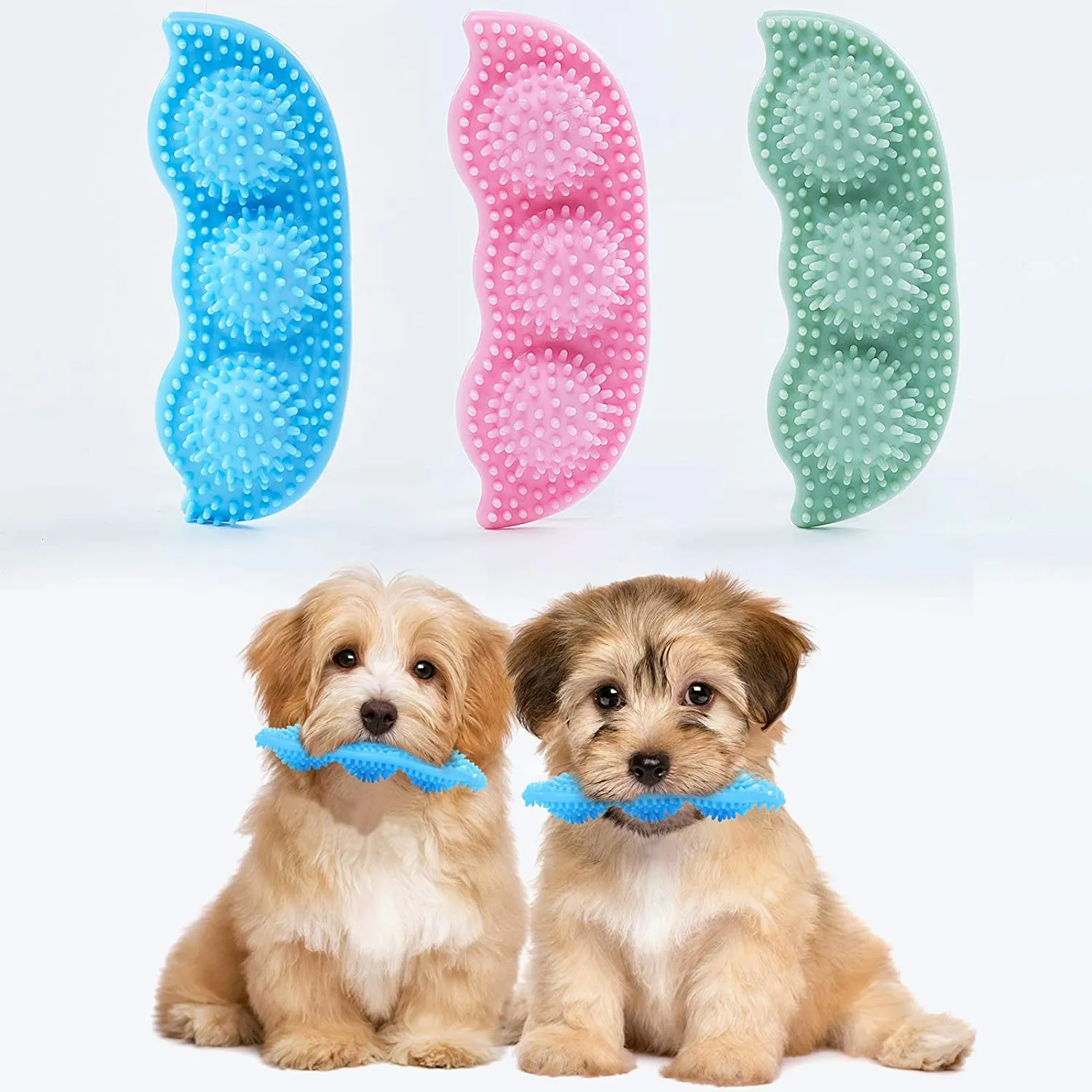 Hurray 3-Pack Small Dog Toys for Puppy Teething Chew Toys