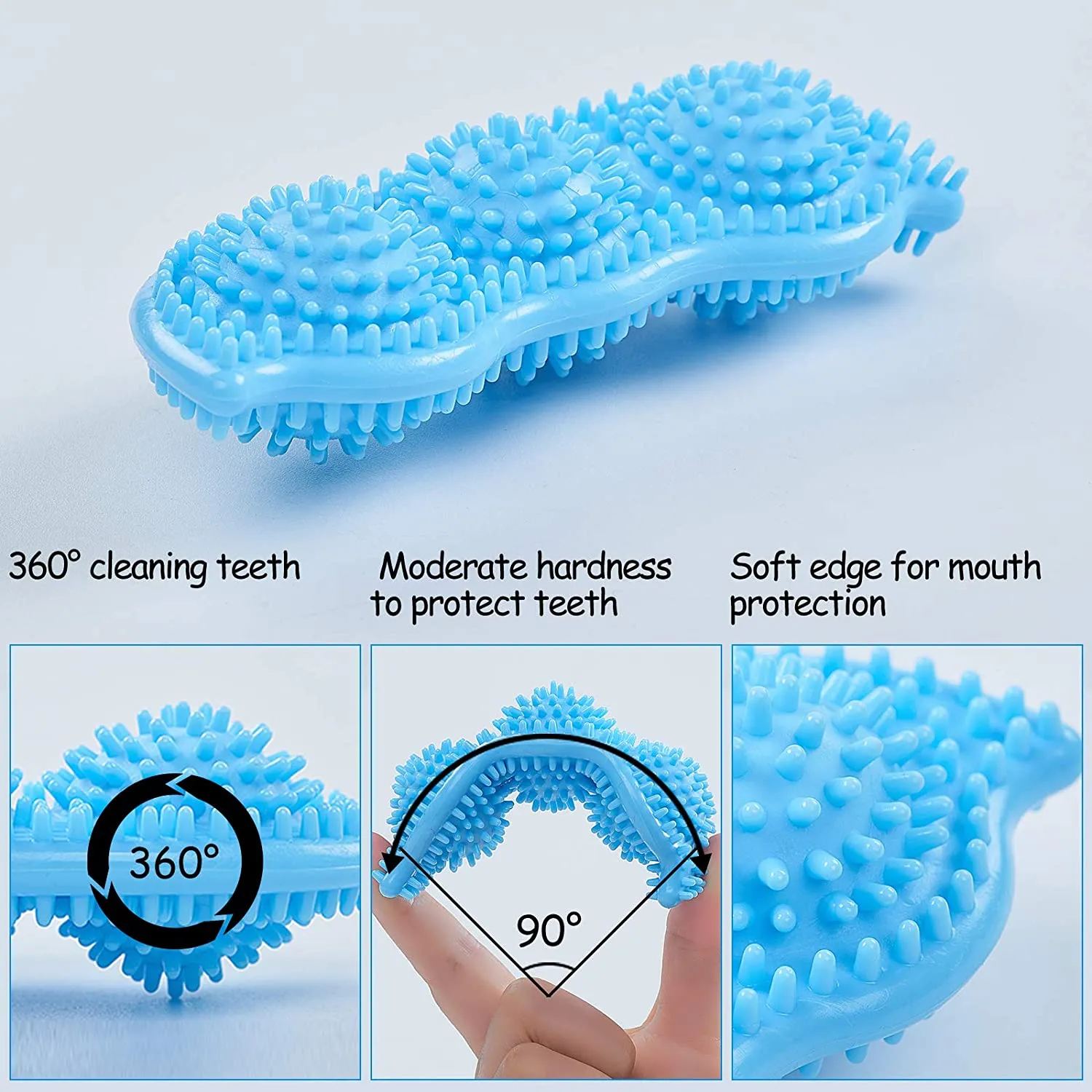 Hurray 3-Pack Small Dog Toys for Puppy Teething Chew Toys