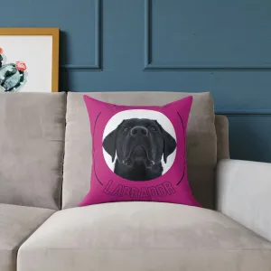 I love my Labrador Dog POD Spun Polyester Pillow