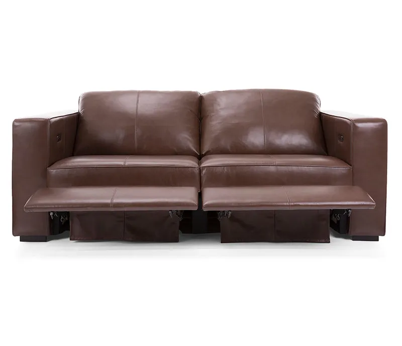 James Power Reclining Sofa - Leather - Custom